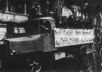 Wahlkampf, Reichspräsidentenwahl 1925: „Nicht Pfaffe! Nicht General! Auf Thälmann falle Deine Wahl!“